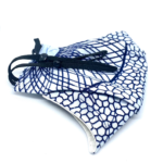 Johari Africa White and Blue Patterned Face Mask